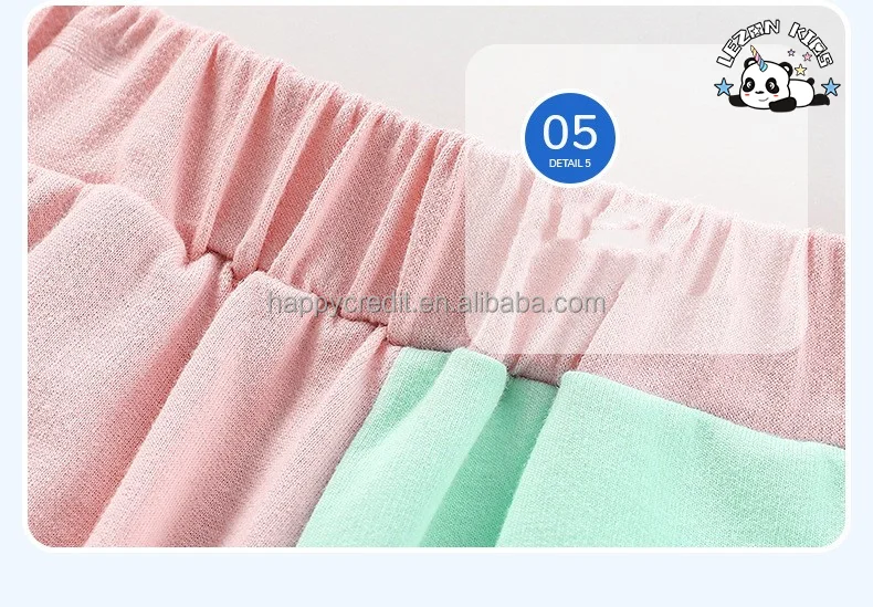 LEZONKIDS - Customizable Casual Cartoon Printed Color Block 2 Piece Tracksuit Girls Clothing Sets for Spring